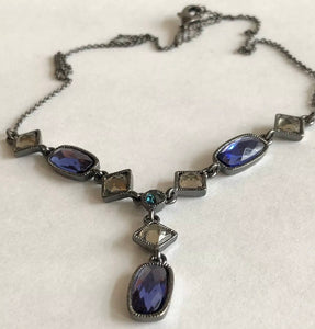 Vintage Dainty Gemstone Necklace