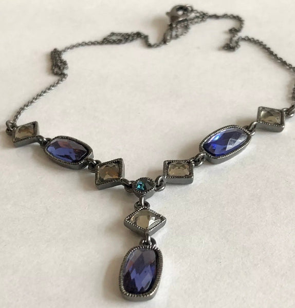 Vintage Dainty Gemstone Necklace