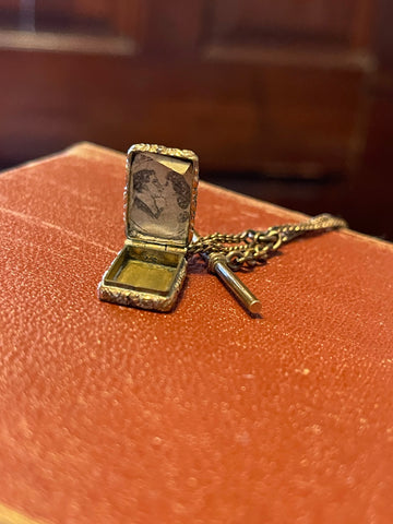 Antique Gold Filled Victorian Locket on Chain